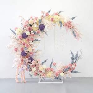 Adornos Florales Artificiales LANJO 3D en Forma de Luna, Color Personalizado, Hechos a Mano, para Arreglos Florales y Soportes de Flores - Product Image 4