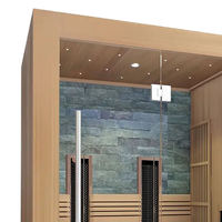 Sauna infrarouge Intérieur Deux personnes Canada Hemlock Spa Sauna Salles Infrarouge lointain Sauna sec