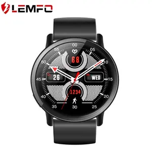LEMFO-reloj inteligente LEMX 4G para hombre, pulsera con pantalla redonda, android, gps, wifi, simcard, con funciones de teléfono