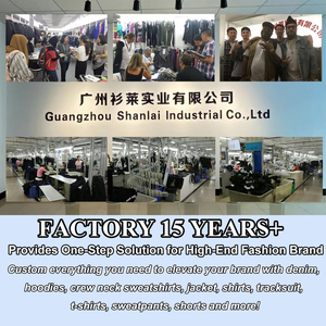 ジーンズカスタムメーカーデニムライトブルー色あせたウォッシュデニムカーゴ特大バギー高品質スタッズ付きジーンズ - Product Image 6