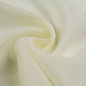 Tissu satiné blanc clair 75 g/m², écologique et uni, crêpe de <span class=keywords><strong>soie</strong></span> teinte pour robe de fille, vêtement de mariage en stock - Product Image 1