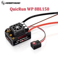 HOBBYWING QuicRun WP 8BL150 G2 3-6S 150A ESC Brushless pour voiture RC 1/8 avec carte de programmation LCD LED et accessoires pour buggy