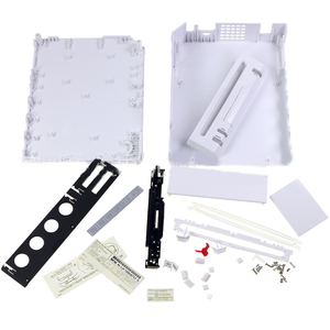 เคสเปลี่ยนฝาครอบเปลือกหอยเต็มรูปแบบพร้อมปุ่มสําหรับเคสเปลือกด้านบนและล่างของคอนโซล <span class=keywords><strong>Wii</strong></span> - Product Image 2