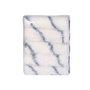 Rouleau de peinture mini en acrylique gris à rayures de 4 pouces, fixation thermique, épaisseur de la fibre de 11 mm - DIY Industriel OEM pour projets de peinture - Product Image 2