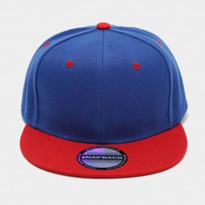 Wholesale Custom Logo Two-Tone Color Fashion Mesh Snapback <b>Cap</b> in Stock Blank Trucker Hat <b>Flat</b> Brim Cycling - Product Image 4