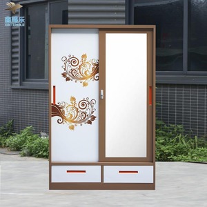 Armoire en acier convertible moderne Godrej, revêtement en poudre vert, meubles de chambre à coucher pour <span class=keywords><strong>appartement</strong></span> et hôtel, nouvelle promotion - Product Image 3