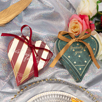 Liebe Herz Laser Cut Hochzeits feier Gunst Box Candy Bag Schokolade Geschenk boxen Blume Kreative Schokolade Hochzeits feier Favor Box
