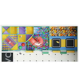 Divertido Parque Infantil Comercial de Múltiples Niveles para Interiores, Área de Juegos Suave Personalizada con Túneles y Piscina de Pelotas para Hoteles y Resorts - Product Image 4