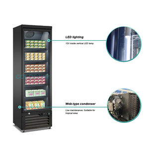 <span class=keywords><strong>Lg</strong></span> Réfrigérateur Porte en verre Congélateur <span class=keywords><strong>vertical</strong></span> Crème glacée réfrigérée Vitrine de présentation Ventilateur de refroidissement Vitrine Réfrigérateur - Product Image 3