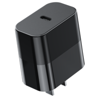 Chargeur mural rapide GaN 20W, prise EU, port Type-C simple et double port A+C, adaptateur secteur certifié CE FCC UKCA pour téléphone portable