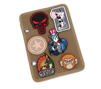 Vente en gros d'usine : Planche de rangement tactique pour badges, 4 pièces, pour l'organisation et l'affichage de badges, en nylon, avec support pour écussons et tapis de présentation, à personnaliser