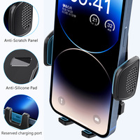 Support de téléphone pour voiture Support de téléphone pour voiture amélioré par gravité avec la dernière pince d'aération verrouille automatiquement le support de téléphone pour les voitures