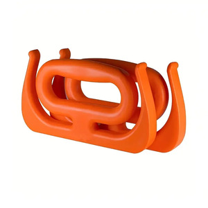 Water <b>Bucket</b> Lifter Orange <b>Plastic</b> Portable Handle For Household Use - Product Image 5