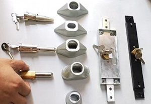 Porte roulante de garage <span class=keywords><strong>Volet</strong></span> <span class=keywords><strong>roulant</strong></span> Porte Bullet Cylindre <span class=keywords><strong>Volet</strong></span> Verrou de sécurité Serrures cylindriques - Product Image 2