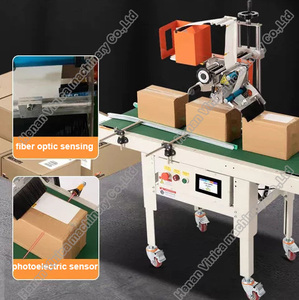 Đầy đủ tự động phẳng hộp máy dán nhãn 110V Hộp vuông thể hiện máy nhãn - Product Image 3