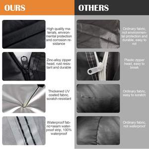 Housse de voiture universelle en tissu Oxford imperméable <span class=keywords><strong>Jeep</strong></span> <span class=keywords><strong>Wrangler</strong></span> <span class=keywords><strong>2</strong></span> portes 1987-2025 JK JL CJ <span class=keywords><strong>YJ</strong></span> TJ Extérieur Soleil/Pluie/Neige/Givre - Product Image 3