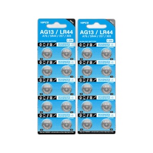 Batería de Botón Ag13 Lr44 de 1.5V Alcalina para Relojes, Juguetes y Dispositivos Electrónicos - Product Image 1