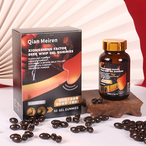 Gomitas de Ginseng con Sabor a Menta y Asta de Ciervo, Sin Azúcar, 100 Unidades, Cordyceps Huang Jing, Potenciador de Energía Masculina, Caja de Gomitas, Suministro al por Mayor OEM - Product Image 6