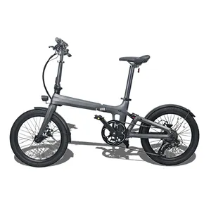 正步EUY D13 48V 20AH 400瓦电动自行车可折叠14英寸超轻迷你Ebike 14英寸折叠电动自行车城市Ebike