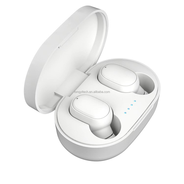 Best Selling A6S True Wireless Earbuds Portable Lightweight Left Right Channel Separation Automatically Connected LED Battery