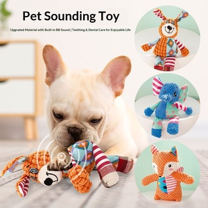 Jouet à mâcher <span class=keywords><strong>pour</strong></span> <span class=keywords><strong>chien</strong></span> en gros, texture gaufrée, styles variés, avec couineur BB intégré, accessoire <span class=keywords><strong>d</strong></span>'entraînement interactif <span class=keywords><strong>pour</strong></span> animaux domestiques - Product Image 2