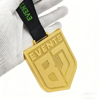 Médailles de sport en alliage de zinc, émail doré, pour Kung Fu, Taekwondo, course à pied, boxe 2D/3D, WKF, BJJ, Jiu Jitsu, Judo - Vente en gros