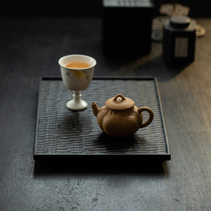 Guanlan Retro Ash Wood <b>Tea</b> Tray Flat Solid Wood Dry Brewing Tray For Kung Fu <b>Tea</b> <b>Set</b> Storage Home Use - Product Image 3