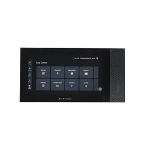 Smart Home Audio Amplificador De Audio Bluetooth 7 "Touchscreen Bluetooth Wifi Muurbevestiging Mini Versterker Met Tuya Zigbee, Rj45