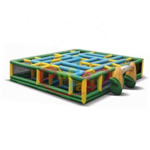 Thương mại Inflatable Mê Cung Cho Thuê, Di Động Ngoài Trời Chơi Trò Chơi Trẻ Em Inflatable Ngô Mê Cung Để Bán - Product Image 2