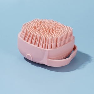 Cepillo de champú de silicona suave para masaje del cuero cabelludo, masajeador de cabeza de mascotas para perros, gatos, animales pequeños - Product Image 6