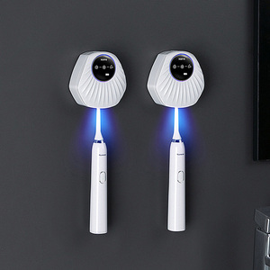 Support mural UV pour brosses à dents, stérilisateur et sécheur électrique, portable, rechargeable par USB, organisateur de salle de bain - Product Image 1