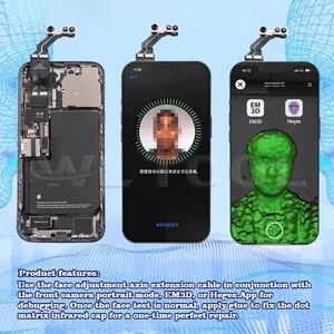 ชุดซ่อมสายแพร Face ID WL สำหรับ <span class=keywords><strong>iPhone</strong></span> 15 <span class=keywords><strong>Pro</strong></span> <span class=keywords><strong>Max</strong></span> 14 <span class=keywords><strong>13</strong></span> 12 11 XS XR พร้อมเครื่องมือจัดตำแหน่งแบบตาข่าย ความแม่นยำสูง - Product Image 3