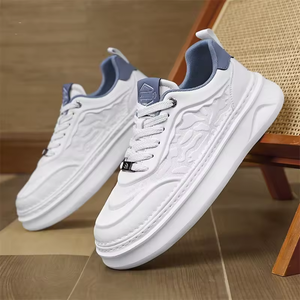 Zapatillas deportivas transpirables con cordones, modernas y versátiles, ligeras, informales, para caminar, deportivas, para jóvenes, para hombre. - Product Image 3