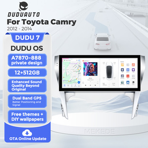 DUDUAUTO DUDU7 A7870 AKM7739 DSP QLED RCA 5.1 Autoradio pour Toyota Camry 2012-2014 XV50 Early - Product Image 1