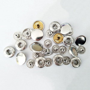 Nút bấm mạ hợp kim kẽm có logo tùy chỉnh, mặt phẳng, không cần may, có thể giặt được, dùng cho ví, túi xách, quần áo - Product Image 3