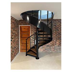 Ace Scala Chiocciola Escaliers en colimaçon Escaliers en colimaçon préfabriqués Escaliers en colimaçon en verre trempé à vendre Style minimaliste - Product Image 2