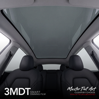 Film Pintar Hitam untuk Sunroof Mobil Elektrik 3MDT Tesla Model 3/Y PW85 Anti UV Self Healing Garansi 2 Tahun Grosir Langsung