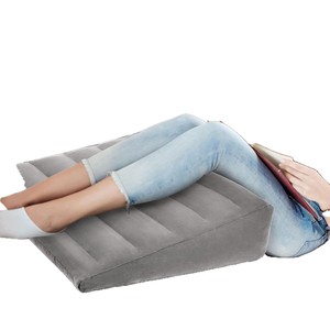 Inflatable Triangular Pad For Side Lying Grey Adult Bed <b>Pillow</b> Romantic Use Modern Style - Product Image 3