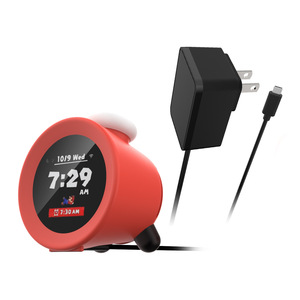 Adaptador de CA de cargador tipo C con reloj despertador de sonido Adaptador de corriente de 15W para Nintendo Switch Reloj despertador Cargador de fuente de alimentación - Product Image 2