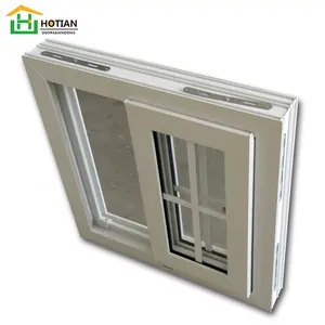 Turkey upvc casement window american style vinyl windows soundproofing materials for windows