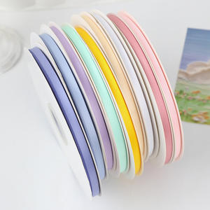 شريط بوليستر 5 مم/6 مم على شكل فيونكة فراشة، إكسسوارات يدوية الصنع للملابس والشعر، زينة منسوجة لتزيين الكعك والحقائب، بأسلوب منعش صغير، هدية - Product Image 2