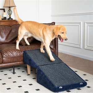 Rampe d'accès pour <span class=keywords><strong>chien</strong></span> en bois USMILEPET, <span class=keywords><strong>escalier</strong></span>, repose-pieds, fauteuil élévateur, meuble adapté aux chiens de grande, moyenne et petite taille - Product Image 3