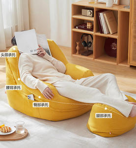 Fauteuil inclinable canapé lounge canapés pouf paresseux simples canapé sans cadre dans un emballage sous vide - Product Image 4