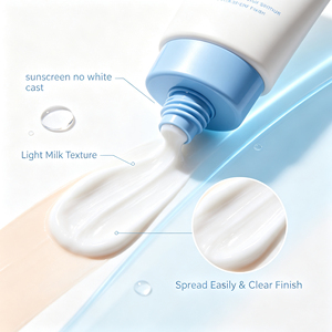 <span class=keywords><strong>Crema</strong></span> <span class=keywords><strong>Solare</strong></span> Invisibile Senza Residui Bianchi, Lozione <span class=keywords><strong>Solare</strong></span> <span class=keywords><strong>Idratante</strong></span> Non Comedogena per Uso Quotidiano all'Aperto - Product Image 3
