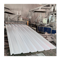 Tuiles en plastique anti-corrosion pour toiture en pvc feuille de couverture en pvc feuille de toiture ondulée en pvc