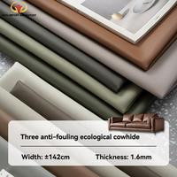 Tissu tissé en cuir écologique PU Three Defense, résistant aux taches, imperméable, durable, pour canapé, mobilier, sellerie automobile, sac