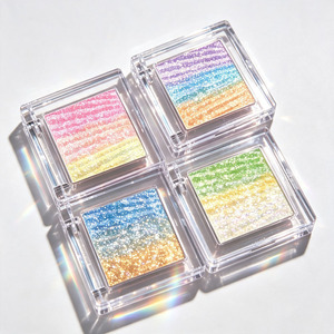 Private Label <b>Rainbow</b> Multichrome Glitter <b>Eyeshadow</b> Wholesale High Pigment Shimmer Eye Shadow Powder Manufacturer - Product Image 4