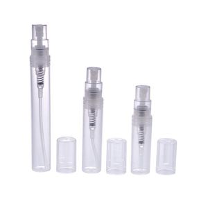 Transparent Plastic <b>Spray</b> Bottles 2ml 3ml 5ml For Perfume Toner <b>Moisturizer</b> Travel Size With Cover - Product Image 2
