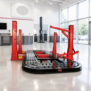 Machine professionnelle <span class=keywords><strong>de</strong></span> redressage <span class=keywords><strong>de</strong></span> châssis automobile en acier au manganèse, capacité 10 tonnes, avec système <span class=keywords><strong>de</strong></span> mesure 3D et tour <span class=keywords><strong>de</strong></span> traction pour atelier <span class=keywords><strong>de</strong></span> carrosserie - Product Image 1