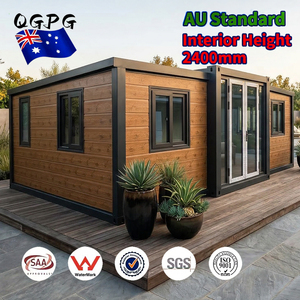Maison conteneur extensible standard australienne 20ft 30ft 40ft, modulaire préfabriquée en panneaux sandwich, 3 4 5 chambres - Product Image 2